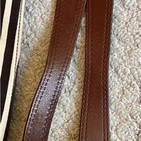 MICHAEL KORS GIRAFFE PRINT HANDBAG TOTE BLACK WHITE BROWN W/ GOLD CHAIN STRAPS - Picture 6 of 16